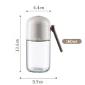 Miniatyrbilde 2 av 8: Glass salt shaker dispenser, presis kvantitativ krydderflaske, trykk KLB
