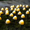 Miniatyrbild 6 av 8: Solcellsdrivna älvlyktor utomhus, LED solcellslampa svamp ljusslinga vattentät