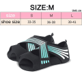 Miniatyrbild 2 av 7: Halkskyddade yogasockor med grepp Toeless Anti-Slip Pilates M KLB