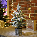 Miniatyrbillede 3 af 5: Flot kunstigt juletræ Desktop Cedar juletræ A KLB