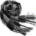 Miniatyrbild 1 av 5: Herrar Halsdukar Klassisk Ankomst Vinter Check Scarf Tassel Kant Svart Grå