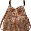 Miniatyrbilde 1 av 5: Sommer Rattan Handlepose Stor Kapasitet Strand Tre Handlepose