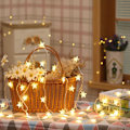 Miniatyrbillede 6 af 8: 10m/32.8ft 80 LED Lyskæde Femtakket Stjerne USB LED Lampe KLB