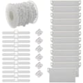 Miniatyrbilde 1 av 5: Repareringssett for vertikale persienner: plastforbindelse, henger