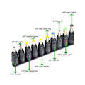 Miniatyrbillede 2 af 7: Universal DC-strømadapter, pakke med 34 DC-adaptere 5,5x2,1mm DC-cylinderforbindelse