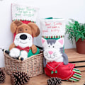 Miniatyrbild 4 av 7: Julstrumpor för katt (Katt) KLB