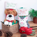 Miniatyrbillede 4 af 7: Julekattestrømper (Kat) KLB