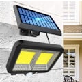 Miniatyrbild 3 av 8: Sollampor för utomhusbruk med rörelsesensor, 128 LED-strålkastare 120° superljus