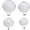 Miniatyrbild 2 av 6: Lihao Papperslykta Lampskärms Bröllopsdekoration Papperslykta Vit (10 KLB