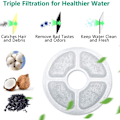 Miniatyrbillede 2 af 6: Springvandfilter, 6 stk. Triple Action Springvandfilter med KLB