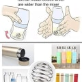 Miniatyrbillede 6 af 7: Pakke med 5 rustfrie stålshakers til protein, rustfrit stål blender-blanding kugle KLB