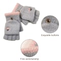 Miniatyrbild 3 av 5: Toddler Infant Vintervantar med Fleecefodrade Lätt-på Baby Style2 KLB