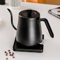 Miniatyrbillede 1 af 5: Lille Husholdningsapparater, Elektrisk Svanehalskedel, 800ml Vandkedel, Rustfrit Stål Tekande til Kaffe og Te