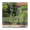 Miniatyrbilde 4 av 5: Rektangulær skygge seil kamuflasje skygge design, kamuflasje openwork skygge klut, 4x6, grønn KLB