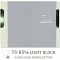 Miniatyrbilde 2 av 4: Blackout-gardiner for soverom - Dobbelt termisk isolerte vindusgardiner for hjem / Tungt solidt stoff for, sett med 2, L 100 x H 130 cm, lilla KLB