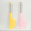 Miniatyrbillede 1 af 3: 2 stk. Store Silikon Spatel Kage Spatel, Varmebestandig Silikon, Gul og Pink