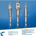 Miniatyrbillede 2 af 5: S&R Socket Holder Adapters på boremaskine Slagværktøjer. Sæt med 3 firkantede chuckadaptere 1/4\", 1/2\", 3/8\" i kromvanadium (Lysegrå) KLB