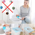 Miniatyrbild 2 av 4: 30 st engångstoalettlock extra stora mjuka vattentäta toalettlock för barn kvinnor vuxna oberoende förpackning Hou-