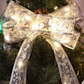 Miniatyrbild 2 av 7: 5m 50 LED Silver Bow String Lights Julgransbelysning för inomhus KLB