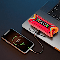 Pikkukuva 7 / 8: Futuristisen Sci-fi Mecha -tyyliset TWS langattomat Bluetooth 5.3 -punaiset
