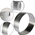 Miniatyrbilde 2 av 7: Ring Cutter Lagkake Slicer, Justerbar Ring 7 Lag Mousse, For