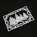 Miniatyrbillede 4 af 6: Jule Vinter Metal Skæredør Stencil DIY KLB