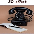 Miniatyrbild 7 av 7: Alternativ Dymo präglingstejp 3D självhäftande svart