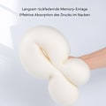 Miniatyrbillede 5 af 5: Hyggelig rejsepude, perfekt memory foam nakkepude, støttepude,