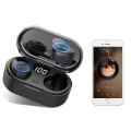 Pikkukuva 2 / 8: Bluetooth-kuulokkeet, langattomat kuulokkeet korvassa mustalla