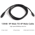 Pikkukuva 6 / 8: IEEE 1394 Firewire 800 - 400 Firewire Firewire 9 - 4 datakaapeli 1394-kaapeli
