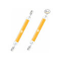 Pikkukuva 1 / 5: 2 kpl 189 mm 20 W 220 V LED-lamppu R7S, kirkas, kaksipuolinen COB-lasimallilamppu, korvaa halogeenilamput, pieni virrankulutus, luonnonvalo KLB