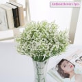 Miniatyrbillede 6 af 7: 10 stk. Latex Kunstig Gypsophila Paniculata Blomst Til Hjem Bryllup KLB