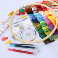 Miniatyrbillede 3 af 8: 154-delt broderikit med instruktioner, 100 farvede tråde, 5 stykker