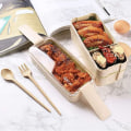Miniatyrbilde 6 av 7: Lunchboks Bentoboks snacksboks for barn og voksne med 3 rom KLB
