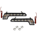 Miniatyrbillede 1 af 4: 8 LED DRL Dagkørelys til Bil