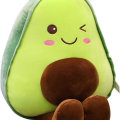 Miniatyrbillede 1 af 5: ValueMore avocado-formet pude, fyldt, avocado-pude, bamse, jul, fødselsdag, KLB
