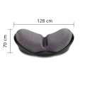 Miniatyrbillede 5 af 8: Musehåndledsstøtte Memory Foam Tastatur Håndledsstøtte Grå