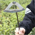 Miniatyrbild 5 av 5: Metallisk ihålig spade, hacka, verktyg, hacka, blomhacka, ogräsrensning snö