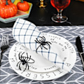 Miniatyrbilde 2 av 5: Spider Halloween Serviettringer Metall Serviettringer Svart 6Set