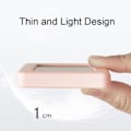 Miniatyrbillede 4 af 6: YD005 Mini Tyndt LCD Temperatur og Fugtighed Elektronisk Ur (Sort)