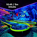 Miniatyrbilde 2 av 5: 5 m UV LED-stripe 300 LED selvklebende