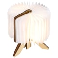 Miniatyrbillede 6 af 8: Træpapir LED foldelampe USB genopladelig nat KLB
