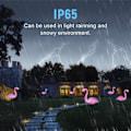 Pikkukuva 5 / 6: LED-aurinkokennoinen puutarhavalo Flamingo Pöllö Nurmikkolamppu, Vedenpitävä KLB