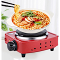 Miniatyrbild 3 av 5: Mini Risgrynkokare Elektrisk Värmeplatta Enhuvudad Elektrisk Risgrynkokare Gryta Lämplig för Hot Pot Matlagning (GB 220V, Vit) 1 Styck