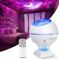 Led Stjernehimmel Projektorlampe, Nattlys Galaxy Projektor med Musikk, KLB
