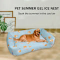 Miniatyrbild 5 av 5: Hundkylbädd sommar sovande sval is silke säng för S(17.72x13.78) KLB