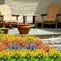 Miniatyrbild 4 av 5: Falska konstgjorda blommor, 4-pack konstgjorda eukalyptusväxter, UV-beständiga gröna blommande växter för utomhusbruk, hängande inomhus (gul) KLB