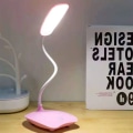 Pikkukuva 4 / 5: LED-laturilla varustettu opiskelijan työpöytälamppu USB-lampulla, voi olla vaaleanpunainen
