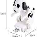 Miniatyrbillede 7 af 8: Stray Dog opladningskabel, hundelegetøj smartphone USB-kabel hvid