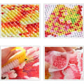 Miniatyrbillede 4 af 4: 30x40 Cm 5d Fuld Diy Diamantmaleri Lilla Farve, Diamantmaleri Korssting Bor Diamant